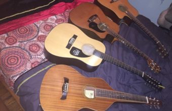 My acoustic array of epic guitars