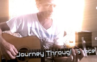 Journey Through Space 12 String Acoustic Guitar Music Video Thumbnail by Guitarist Ylia Callan